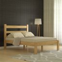 Ver imagem 3 de Cama Casal em Madeira Maciça Reforçada Rubi Nogueira Nemargi