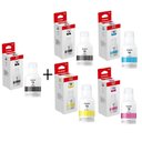Ver imagem 1 de Kit Tinta Original Canon Gx6010 Gx7010 Gi-16 G16 Gi16 2x Pretos + 03 Cores