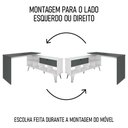 Ver imagem 6 de Mesa Escrivaninha em L Estilo Industrial Dhabi A06 - Mpozenato