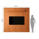 Ver imagem 2 de Painel Ripado para Tv até 75 Polegadas Intense 225cm
