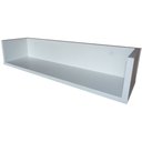 Ver imagem 2 de Kit 2 Prateleiras Livros - Branca - 600 X 115 X 165