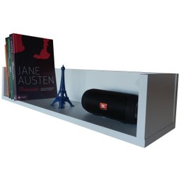 Kit 2 Prateleiras Livros - Branca - 600 X 115 X 165 - 1
