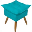 Ver imagem 4 de Kit Poltrona Decorativa Para Recepção Manicure Sala De Estar + Puff Reforçado Suede