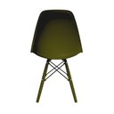Ver imagem 5 de Conjunto 4 Cadeiras Eames Verde Militar em Polipropileno com Base Tiffany para Sala e Cozinha
