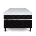 Ver imagem 2 de Cama Box + Colchão Castor Solteiro Montblanc One Face D33 120x203x52cm
