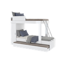 Ver imagem 2 de Treliche de Solteiro para Colchão 78 X 188 Cm Multimóveis Fg329 Branco