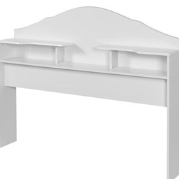 Cabeceira Para Box Em MDF Casal Evelyn Branco Carmolar - 3