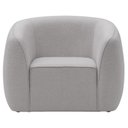 Ver imagem 6 de Poltrona Decorativa Premium Provença Bouclé Cinza Claro - Nexta Casa