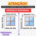 Ver imagem 3 de Persiana Romana Blackout Lar 1,50 X 1,50 Alt Premium Mescla