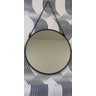 Espelho Redondo Com Alça Preto 40cm - 3