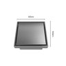 Ralo Oculto Quadrado Astra Roc15i 15cm Inox Escovado - 6