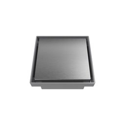 Ralo Oculto Quadrado Astra Roc15i 15cm Inox Escovado - 1