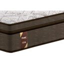 Ver imagem 3 de Cama Box Solteiro: Colchão Espuma Probel Visco Gel New Visco Guarda Costas + Base CRC Suede Brown(