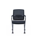 Ver imagem 3 de Kit com 5 Cadeiras Escritório Hotel Auditório com Rodízio Gravi Ch-357C-2X Preto