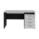 Ver imagem 6 de Escrivaninha Mesa Escritório 135cm 4 Gavetas Flex Multimóveis CR25314