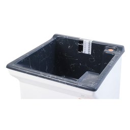 Tanque de Lavanderia em Fibra 20l para Torneira de Bancada Cor:preto - 4