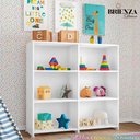 Ver imagem 1 de Estante Infantil Branca para Quarto do Bebê Marrocos 06 Nichos Casa Moderna