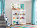 Ver imagem 3 de Estante Infantil Branca para Quarto do Bebê Marrocos 06 Nichos Casa Moderna