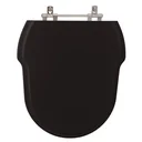 Ver imagem 1 de Assento Sanitário Poliester Hampton Preto para vaso Incepa