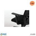 Ver imagem 3 de Cadeira Office Dallas Preta e Cinza - Rivatti
