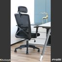 Ver imagem 5 de Cadeira Office Dallas Preta e Cinza - Rivatti