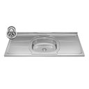 Ver imagem 3 de Balcão de Cozinha com Pia Inox 120cm Pérola Z34 Freijó/grafite - Mpozenato