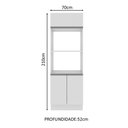 Ver imagem 5 de Torre Quente 2 Fornos Madesa Acordes 100% MDF Portas Branco