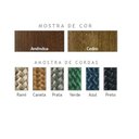 Ver imagem 4 de Poltrona Lene Estofada com Braço Corda Rami Madeira Cedro 82cm - 70746