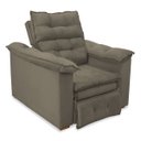 Ver imagem 1 de Poltrona do Papai Confortável Reclinável e Retrátil:capuccino
