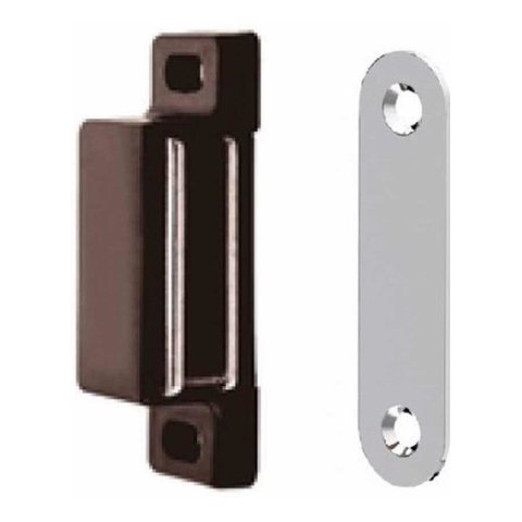 Fecho Magnético Porta Guarda-Roupa E Armário Marrom 8 Peças