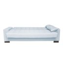 Ver imagem 5 de Sofá Cama 2 Lugares para Sala de Estar Lisboa Suede Cinza