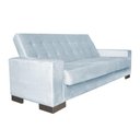 Ver imagem 7 de Sofá Cama 2 Lugares para Sala de Estar Lisboa Suede Cinza