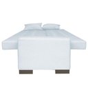 Ver imagem 4 de Sofá Cama 2 Lugares para Sala de Estar Lisboa Suede Cinza