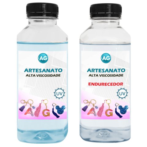 Resina Epoxi Para Artesanato alta Viscosidade AG Resinas ag 500G