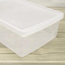 Ver imagem 6 de 10 Caixas Organizadoras para Calçados Ordene 38 Ao 46 com Tampa Multiuso Closet Escritório