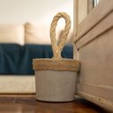 Ver imagem 6 de Peso de Porta Artesanal 1,3kg Concreto com Base Anti Risco Corda