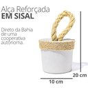 Ver imagem 3 de Peso de Porta Artesanal 1,3kg Concreto com Base Anti Risco Corda