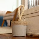 Ver imagem 2 de Peso de Porta Artesanal 1,3kg Concreto com Base Anti Risco Corda