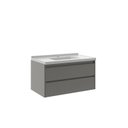 Ver imagem 1 de Gabinete para Banheiro 80cm Maresias Cimento/Cimento