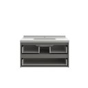 Ver imagem 3 de Gabinete para Banheiro 82cm Maresias Cinza/Cimento