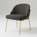Ver imagem 3 de Cadeira Poltrona Decorativa Nuvem Premium Orgânico:bouclé Cinza Escuro