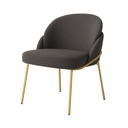 Ver imagem 4 de Cadeira Poltrona Decorativa Nuvem Premium Orgânico:bouclé Cinza Escuro