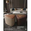 Ver imagem 2 de Puff Pera Topo Courvin e Lateral Boucle Marrom