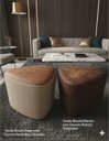 Ver imagem 2 de Puff Pera Topo Courvin e Lateral Boucle Marrom