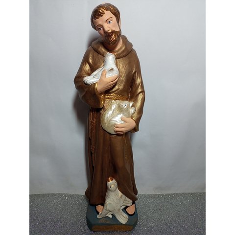 Imagem São Francisco 31cm com Animais