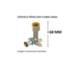 Ver imagem 3 de Cotovelo Fêmea Longo Flange Água 16mmx1/2-lbp Prensar Emmeti