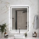 Ver imagem 6 de Espelho Led 3 Cores Retangular Banheiro Dual Touch C/ Desembaçador - 80cmx60cm 110v/220v