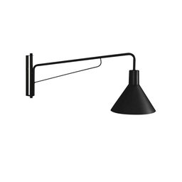 ARANDELA INDUSTRIAL ARTICULADA COM TOMADA CONE PRETO  - 3209/AR PT - 1
