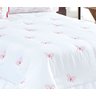 Cobre Leito Queen Safira Microfibra 3 peças Branco Lilly Home Enxovais Cobre leito Safira - 3