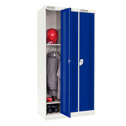 Armário de Aço - 03 Portas - Nk 3301 Nilko Armários Azul Chave Padrão - 3